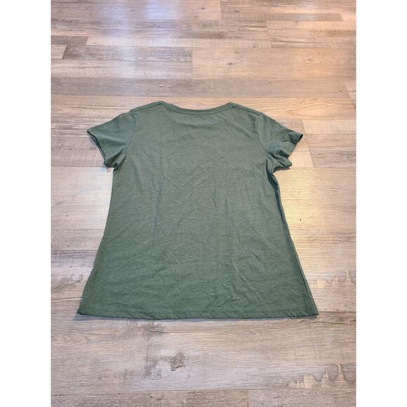 Shein small women's sage green graphic tee - Picture 3 of 6
